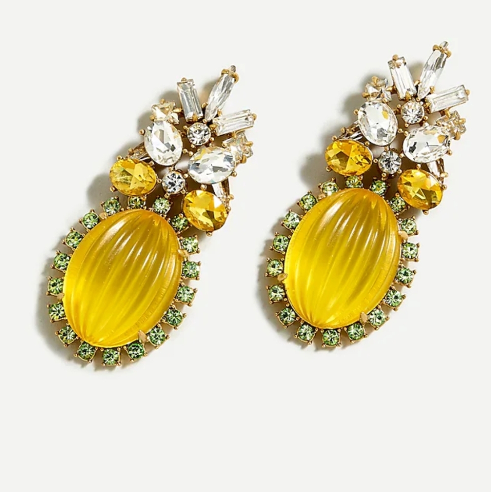 NEW J. Crew Pineapple Candy Earrings